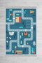 Conceptum Alfombra ELS582 Multicolor 140x220 cm